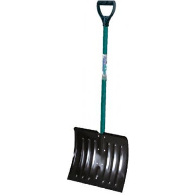 TrueTemper® 1640700 18" Steel Blade Combo Snow Shovel W/ Wood D-Grip Handle
