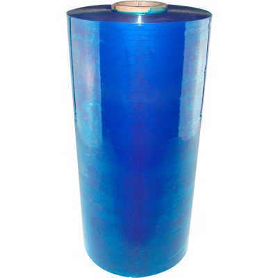 Machine Length Stretch Wrap Film, Cast, 20" x 5000', 80 Gauge, Blue Tint