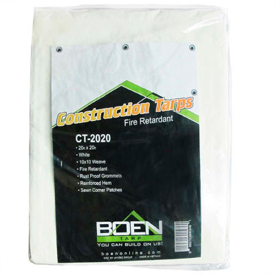 1520 cth weave retardant 14x14 tarp fire globalindustrial boen
