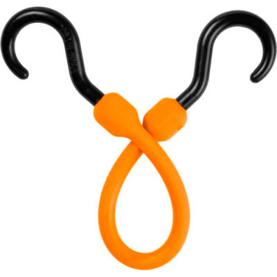 The Perfect Bungee PC12 12" Bungee Cord, Orange - Pkg Qty 6