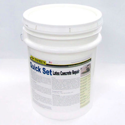 JE Tomes Quick-Set Latex Concrete & Patch Repair, Resurfacer 50 lb. Pail - C107-5