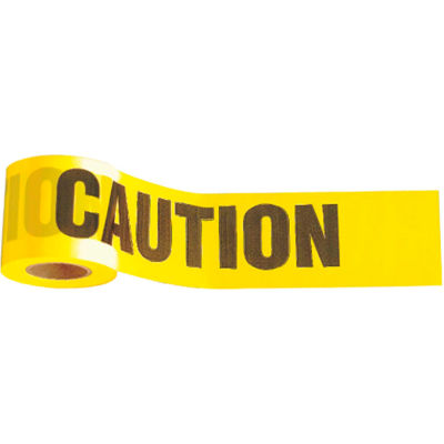 300' x 3" Yellow "CAUTION - CUIDADO" Tape, 1 Roll