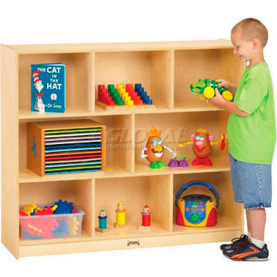 Jonti-Craft® Mega Mobile Single Storage Unit, 48"W x 15"D x 42"H, Birch Plywood