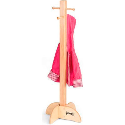 Jonti-Craft® Coat Tree, 14"W x 14"D x 48"H, Birch Plywood