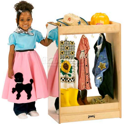 Jonti-Craft® Kid Dress Up Island, Small, 24"W x 15"D x 35"H, Birch Plywood