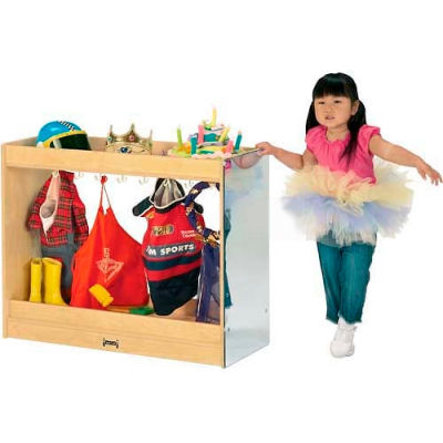 Jonti-Craft® Kid Dress Up Island, Preschool, 36"W x 15"D x 29"H, Birch Plywood