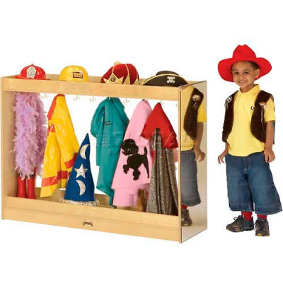 Jonti-Craft® Kid Dress Up Island, Large, 48"W x 15"D x 35"H, Birch Plywood