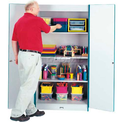 Jonti-Craft® RAINBOW ACCENTS®Deluxe Classroom Closet Cabinet - Purplejnc