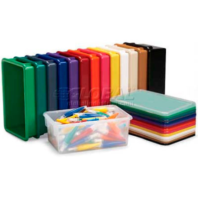 Jonti-Craft 8028 Cubbie Tote Tray, 13-1/2"L x 8-5/8"W x 5-1/4"H, Orange