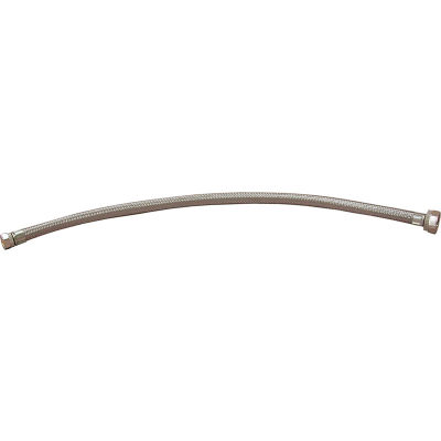 Jones Stephens Flexible Stainless Steel Faucet Connector, 30"L, 1/2" x 1/2" OD x FIP