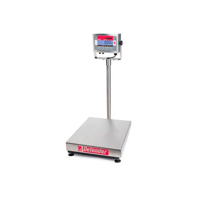 Ohaus® D32XW60VL AM Defender Washdown Bench Digital Scale 150lb x 0.02lb 16-1/2" x 21-5/8"