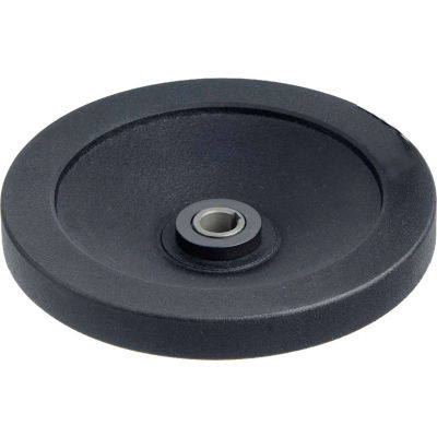 JW Winco - 12KE64/ADR - Black Clutch Handwheel w/Frict Bearing w/o Handle 5.51"D-12mm Bore & Keyway