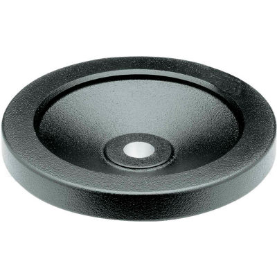JW Winco - 12MF12/A - Black Solid Disk Handwheel w/o Handle - 3.94" Dia x 12mm Bore