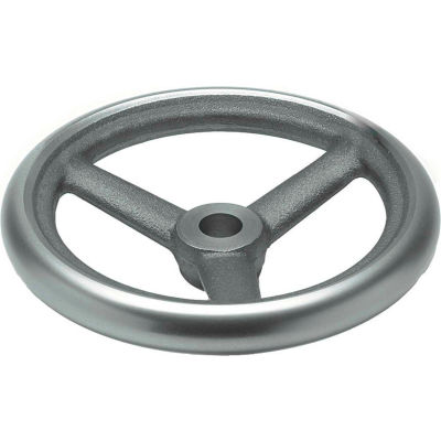 JW Winco - 12MN83/A - Cast Iron Spoked Handwheel w/o Handle - 4.92" Dia x 12mm Bore