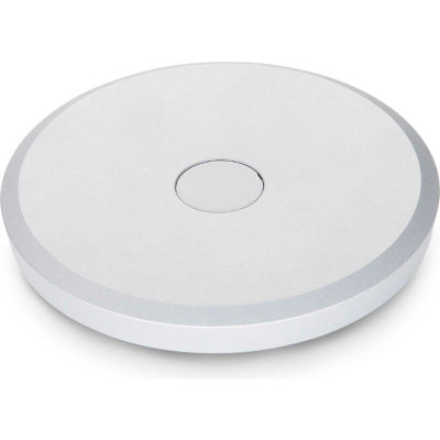 JW Winco - 12MRW0V/A - Aluminum Flat-Faced Handwheel w/o Handle - 3.15" Dia x 12mm Bore - Silver