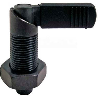 Cam Action Plunger w/ Sleeve Lock-Out & Nut Black 2.70x7.2lbs Pressure 5/8-18 Thread .39x.39" Pin
