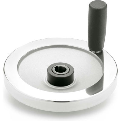 JW Winco - 14KE55/DDR - Safety Clutch Handwheel - Fric. Bearing w/handle 6.30" D-14mm Bore & Keyway