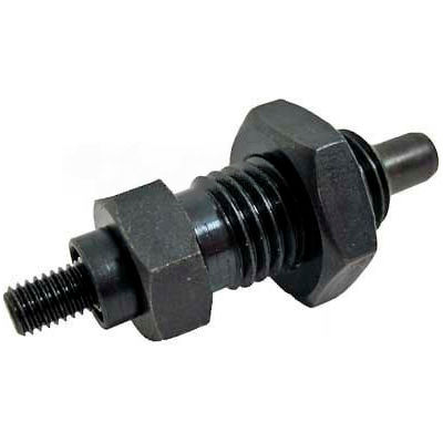 Indexing Plunger Multi Pin w/ Spindle Lock Nut Black 11.5x40.0N Pressure M20x1.5 Thread 12x15mm Pin