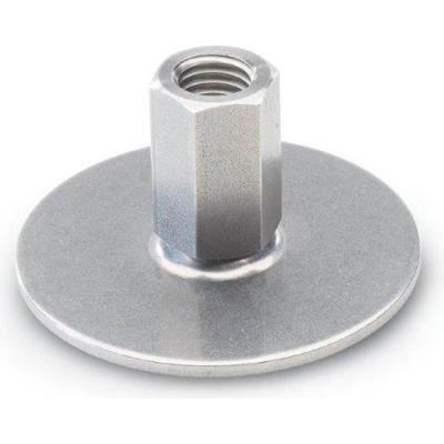 Leveling Foot - Tapped - 4500 Lbs. Capacity - 3.15" Base Dia. - J.W. Winco 41-80-3/4X10-45-D3-X