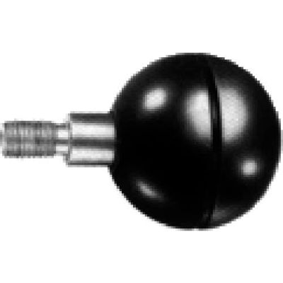 J.W. Winco PB/GE Phenolic Revolving Ball Knob W/Short Shoulder 41mm Diameter 51mm Length M10x1.5