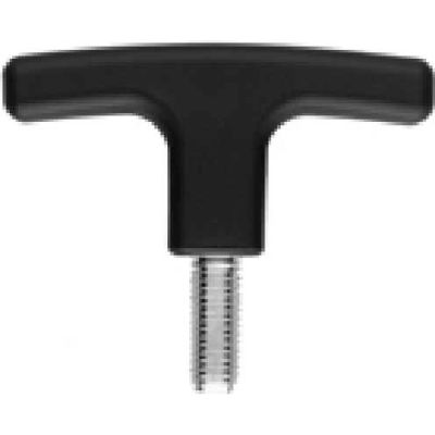 J.W. Winco 563.1-40-M6-20 Technopolymer T-Handle W/Threaded Stud mm Diameter 40mm Length M6x1