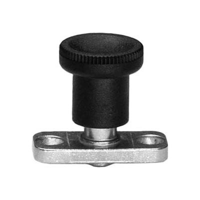Plate Mount Indexing Plunger - Lock-Out Type Steel .24"x.24" Pin