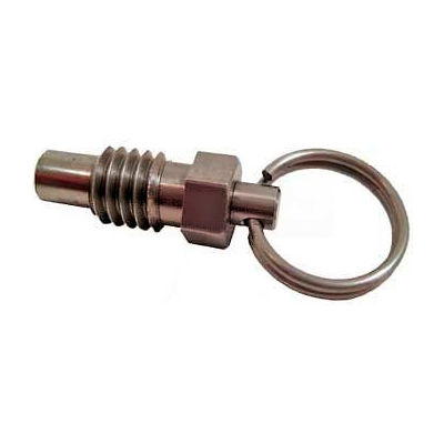 Pull Ring Retractable Plunger SS Body SS Nose 0.5x2lbs Pressure 1/4-20 Thread