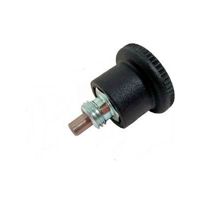 Indexing Plunger Mini w/ Hidden Lock Zinc 2.25x5.17lbs Pressure 1/2-20 Thread .249x.28" Pin