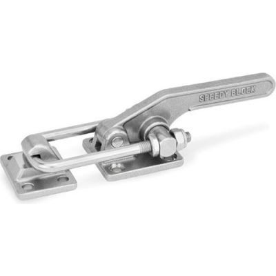 J.W. Winco, Stainless Steel GN852-NI Latch-Type Toggle Clamp, 852-4000-T2-NI, W/ Pull Latch