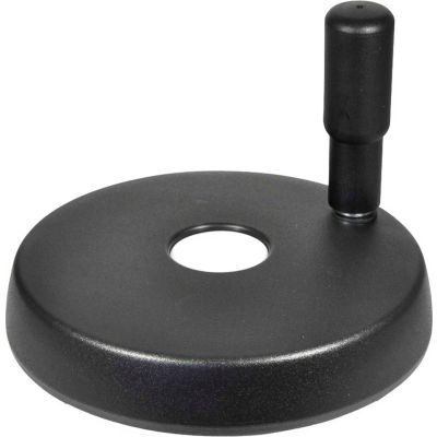 JW Winco - 8MVA0/D - Plastic Solid Disk Handwheel w/ Rev Handle - 3.15" Dia x 8mm Bore