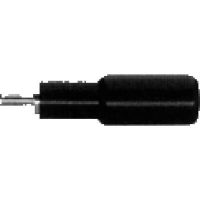 J.W. Winco GN798 Aluminum Cylindrical Revolving Handle W/Threaded Spindle 18mm Dia. 56mm L M8x1.25