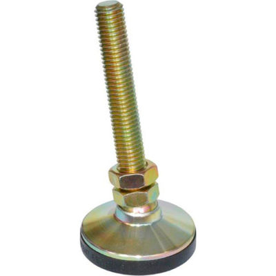 J.W. Winco 9T2SNS SNSM-1.88-1/2X20-2-ST "Snap-Lock" Non-Skid Leveling Mounts Steel, Threaded Stud