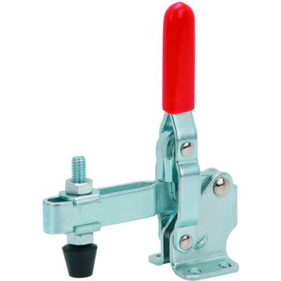 J.W. Winco, 12130 Vertical Acting Toggle Clamp, JW-12140, Flanged Base, Sheet Metal Steel