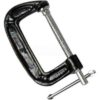 K-Tool International Standard Adjustable C-Clamp, 0-3" Opening