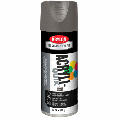 Krylon (5-Ball) Interior-Exterior Gray Primer - K01318A07 - Pkg Qty 6