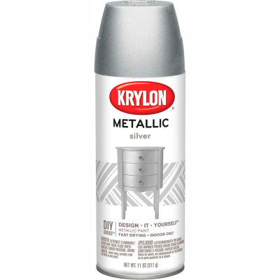Krylon Metallic Paint Silver Metallic - K01406007 - Pkg Qty 6