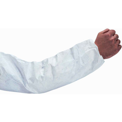 Tyvek® Sleeves, White, 18" x 9", 100 Pair/Case
