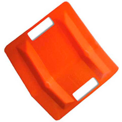 VeeBoard® Stackable Corner Edge Guard Protector W/Double 4-1/2" Slots, 11"L x 8"W x 8"H, Orange