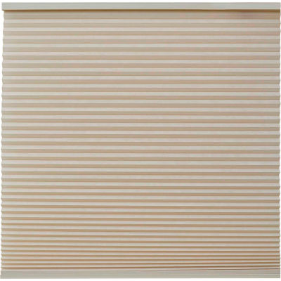 Keystone Fabrics Light Filtering Cordless Cellular Shade, 30" Wide x 48" Drop, Sand