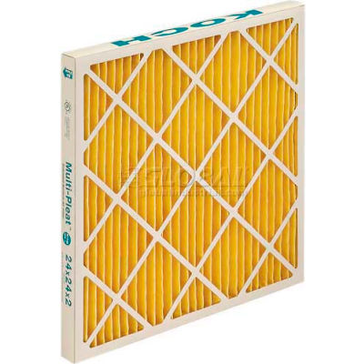 Koch XL11 High Capacity Pleated Air Filter, MERV 11, Extended Surface, 16"Wx20"Hx2"D - Pkg Qty 12