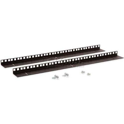 Kendall Howard™ 12U Wall Mount Vertical Rail Kit - Cage Nut