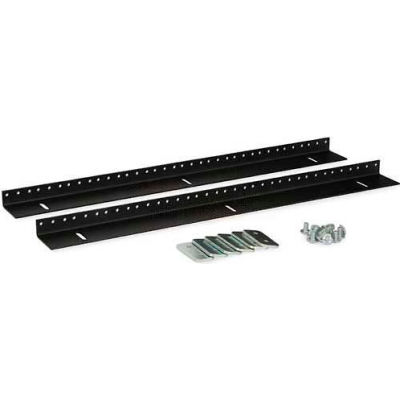 Kendall Howard™ 12U Wall Mount Vertical Rail Kit - 10-32 Tapped