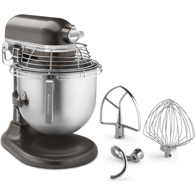 KitchenAid KSMC895DP - Commercial 8 Qt. Stand Mixer With Bowl Guard, Dark Pewter, NSF