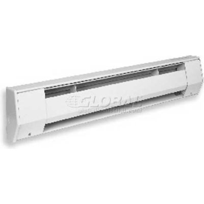 King Electric Baseboard Heater 6K1215BW, 1500W, 120V, 72"L, White