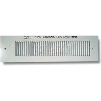 King KT Series Overlap Grille KTG-OL-W, 1/2" All Sides, White