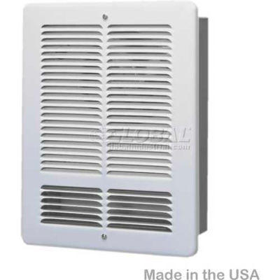 King Forced Air Wall Heater W1215-W, 1500W, 120V, White
