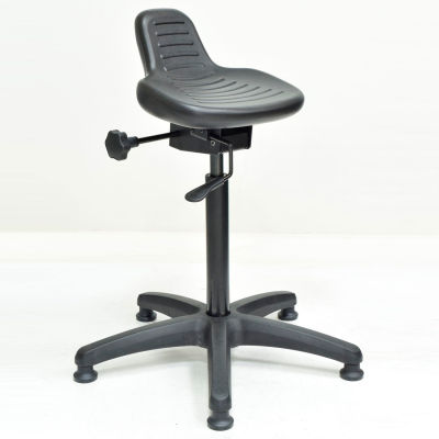 Interion® Ergonomic Standing Stool, Black, 250 Lb. Capacity