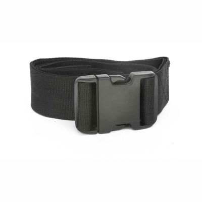 Kemp 1 Piece Quick Release Spine Board Strap, Black, 10-301