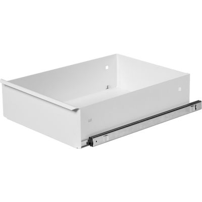 Knaack 476-3 Standard 6" Deep Drawer for 47, Steel, White