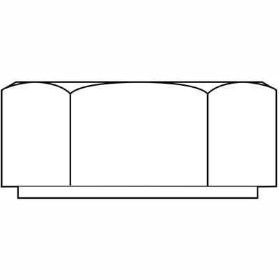 6-32 Hex Nut Nylon, Pkg of 2500